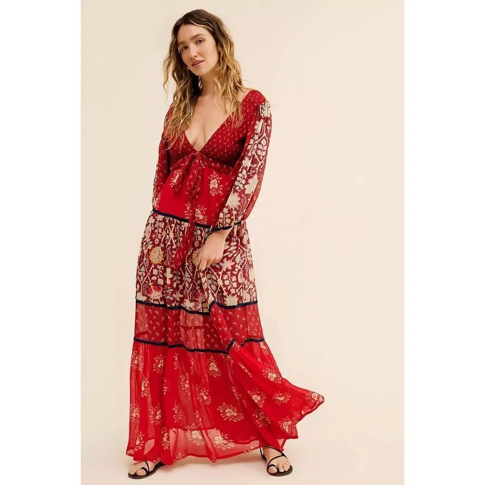 Free People Bali Laurel Maxi Dress